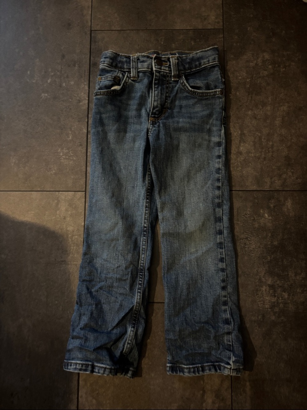 Wrangler boys Dark Blue Bootcut Jeans